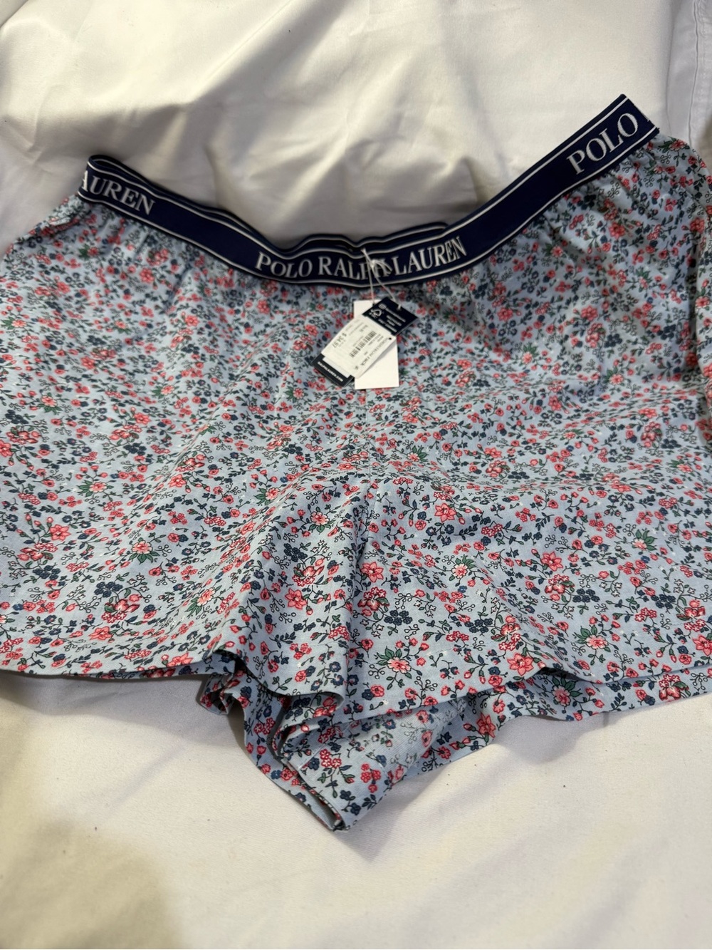 Polo Ralph Lauren Women’s Boxer Shorts.Color:Floral.Size:XL Cotton.Sleepwear.